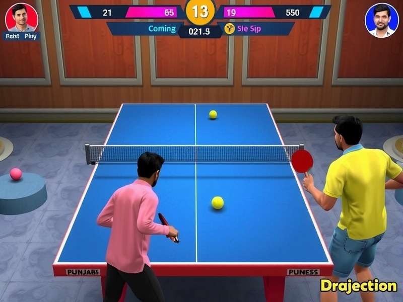 Punjab Ping Pong Sensation gameplay screenshot
